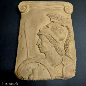 Wandrelief-Athena-Grichische-Gttin-Stuckgips-Relief-Deko