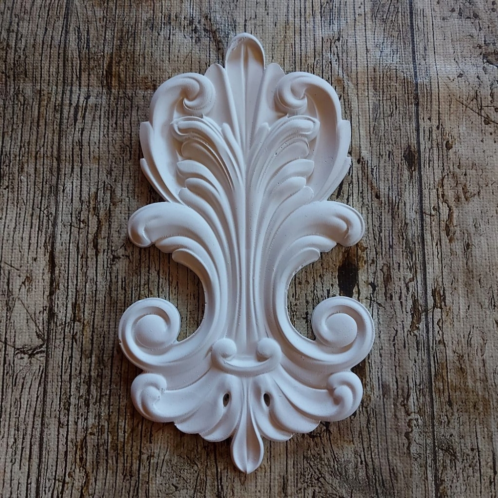 Bild 1 von Ornament 18x10 cm,Verzierung Stuck Gips,Dekoration Wand Wanddekoration