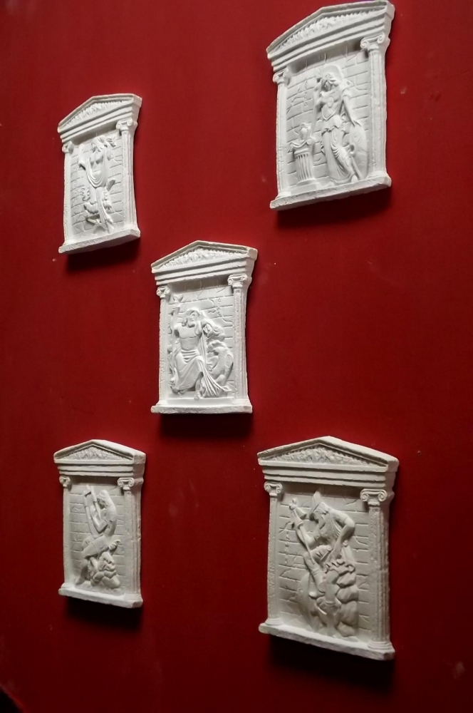 Bild 1 von Wandrelief Set (5 Bilder) Relief Gips Griechische Mythologie Antike Gottheiten