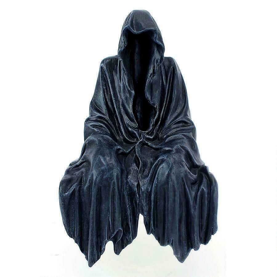 Bild 1 von Sensenmann Reaper Kantenhocker Figur Indoor Outdoor Steinfigur Statue Deko Tod