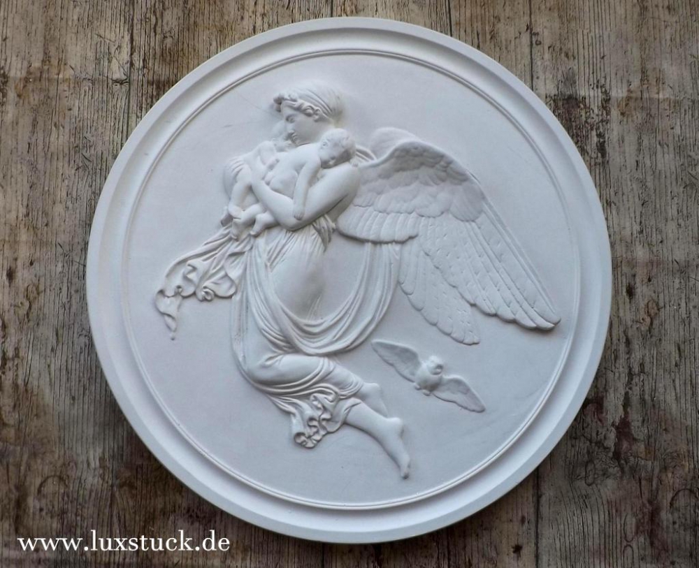 Bild 1 von Wandrelief Relief Engel Dekoration Wand Wanddekoration Durchmesser 39 cm