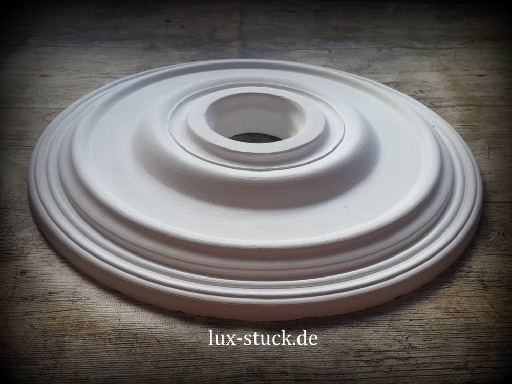 Bild 1 von R39 Gips Stuck Rosette D=36,5 cm Deckenrosetten Deko Stuckrosette Deckenspiegel