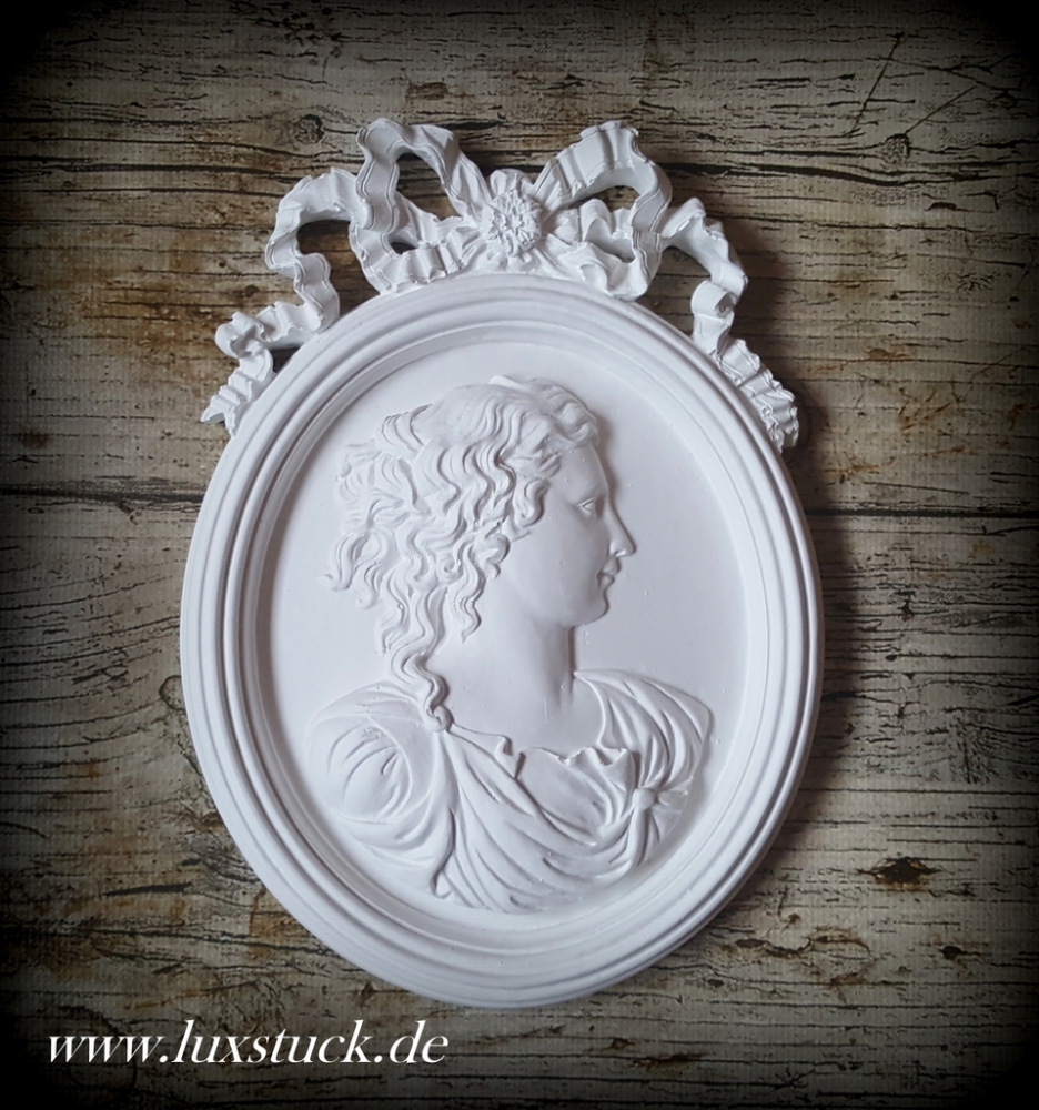 Bild 1 von Jugendstil Set 4 Wandrelief Nostalgie Gips Relief Dekoration Wand Wanddekoration