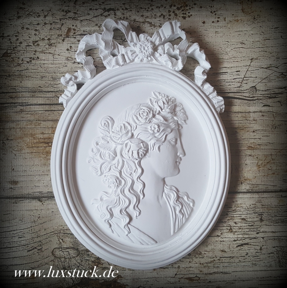 Bild 1 von Jugendstil Set 4 Wandrelief Nostalgie Gips Relief Dekoration Wand Wanddekoration