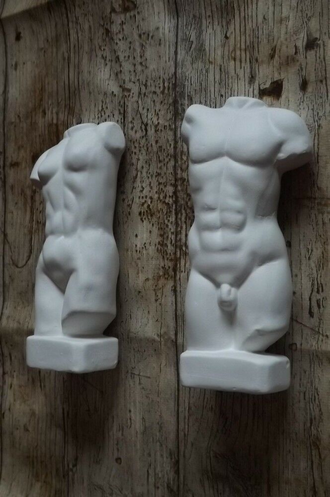 Bild 1 von Torso Gips,Paar Man Frau,Skulptur, Deko, Dekoration