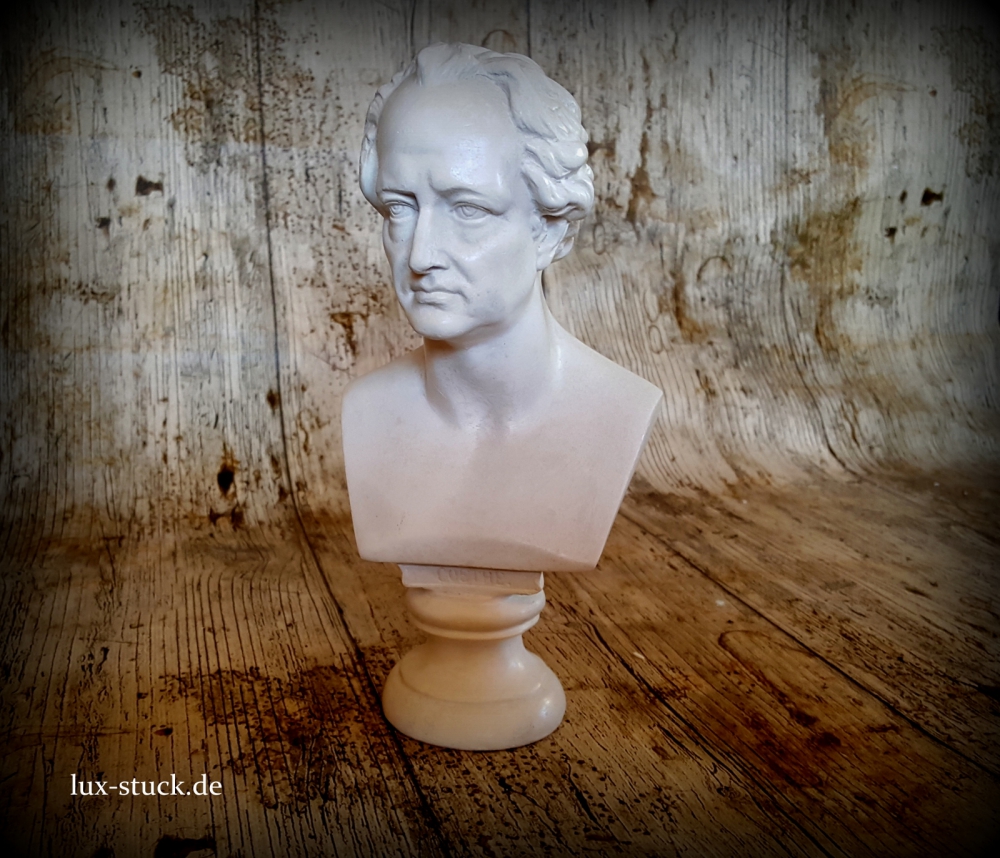 Bild 1 von Goethe Büste 20 cm Gips Figur Skulptur Deko Statue