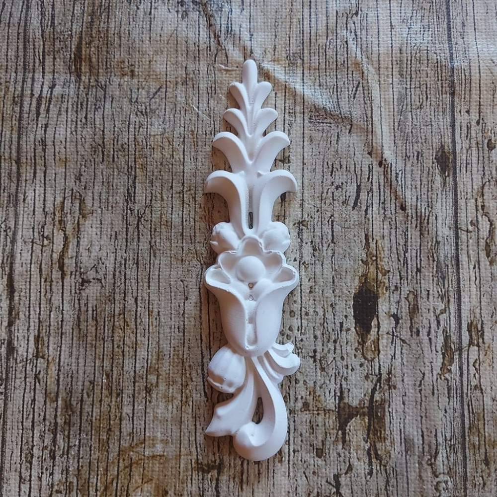 Bild 1 von Ornament 14x3 cm,Verzierung Stuck Gips,Dekoration Relief Wand Wanddekoration
