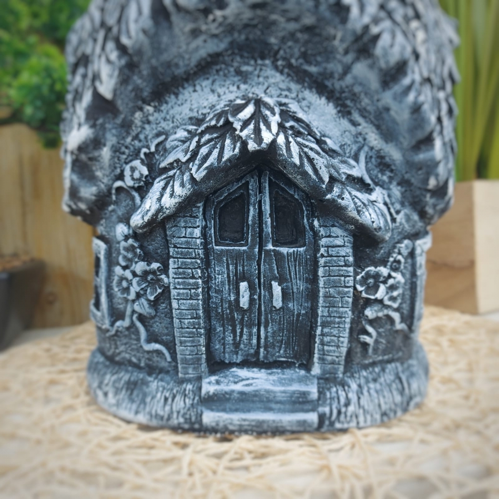 Bild 1 von Steinfigur XXL Elfenhaus Feenhaus Fee Wichtelhaus Gartenfiguren Fairy door