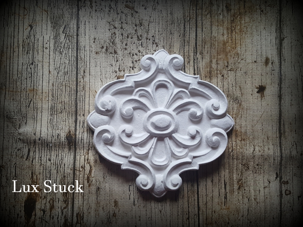 Bild 1 von 4 Stück Gips Verzierung Dekor Ornament Stuck gips Relief Stuckdekor 