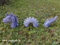 Bild 5 von Drache 3 teilig Steinfigur Gartenfigur Steinguss Frostfest,Garten, Deko GF17