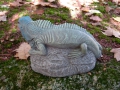 Bild 3 von Steinfigur Leguan Eidechse Gartenfigur Gartendeko Frost- wetterfest