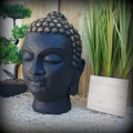 Bild 4 von Buddha Kopf 31 cm Massiv Steinfigur Indoor Outdoor Steinguss Frostfest Garten