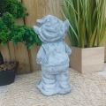 Bild 2 von Steinfigur Troll Kobold Figur Wichtel Gartenfigur Frostfest Massiv Steinguss
