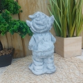 Bild 2 von Steinfigur Troll Kobold Figur Wichtel Gartenfigur Frostfest Massiv Steinguss