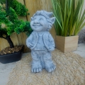 Bild 1 von Steinfigur Troll Kobold Figur Wichtel Gartenfigur Frostfest Massiv Steinguss