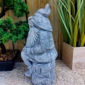Bild 4 von Steinfigur Troll Kobold Figur Wichtel Gartenfigur Frostfest Massiv Steinguss