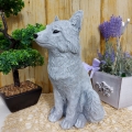 Bild 1 von Fuchs (30cm) Steinfigur Gartenfigur Gartendeko Frost- wetterfest Massiv Beton