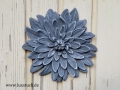 Bild 2 von Steinrelief Blumen 3-er Set Gartenfigur Gartendeko Wandrelief Frost- wetterfest