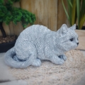 Bild 3 von Steinfigur Katze Groß 8 kg Gartenfigur Frostfest Steinguss Garten Deko Massiv