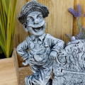 Bild 2 von Steinfigur Lustiger Opa Gartenfigur Gartendeko Massiv Frost- wetterfest Beton