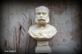 Kaiser Wilhelm I Büste Alabastergips Statue Deko Gips Kaiser