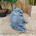 Bild 4 von Steinfigur Katzen kuschelnd Miezen Gartenfiguren Frostfest Steinguss Garten