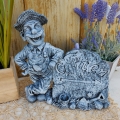 Bild 1 von Steinfigur Lustiger Opa Gartenfigur Gartendeko Massiv Frost- wetterfest Beton