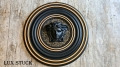 Medusa Durchmesser 43,5 cm Wandrelief Relief Stuck Gips Wand Deko Ornament