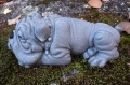Bild 2 von Steinfigur Englische Bulldogge Gartenfigur Frost- wetterfest Massiv Beton