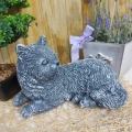 Bild 2 von Steinfigur Katze Gartenfigur Gartendeko Massiv Frost- wetterfest Betonguss