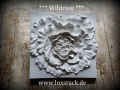 Bild 5 von Gips Wandrelief Relief Blumen 4 Tlg. Spar Set,Dekoration Wand Wanddekoration