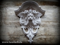 Gargoyle Wandkonsole Gips Deko Figur Relief  Wandrelief