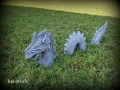 Bild 1 von Drache 3 teilig Steinfigur Gartenfigur Steinguss Frostfest,Garten, Deko GF17