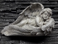 Bild 1 von Grabschmuck Grabengel Engel Massiv Steinfigur Grab Steinguss Wetterfest Figur